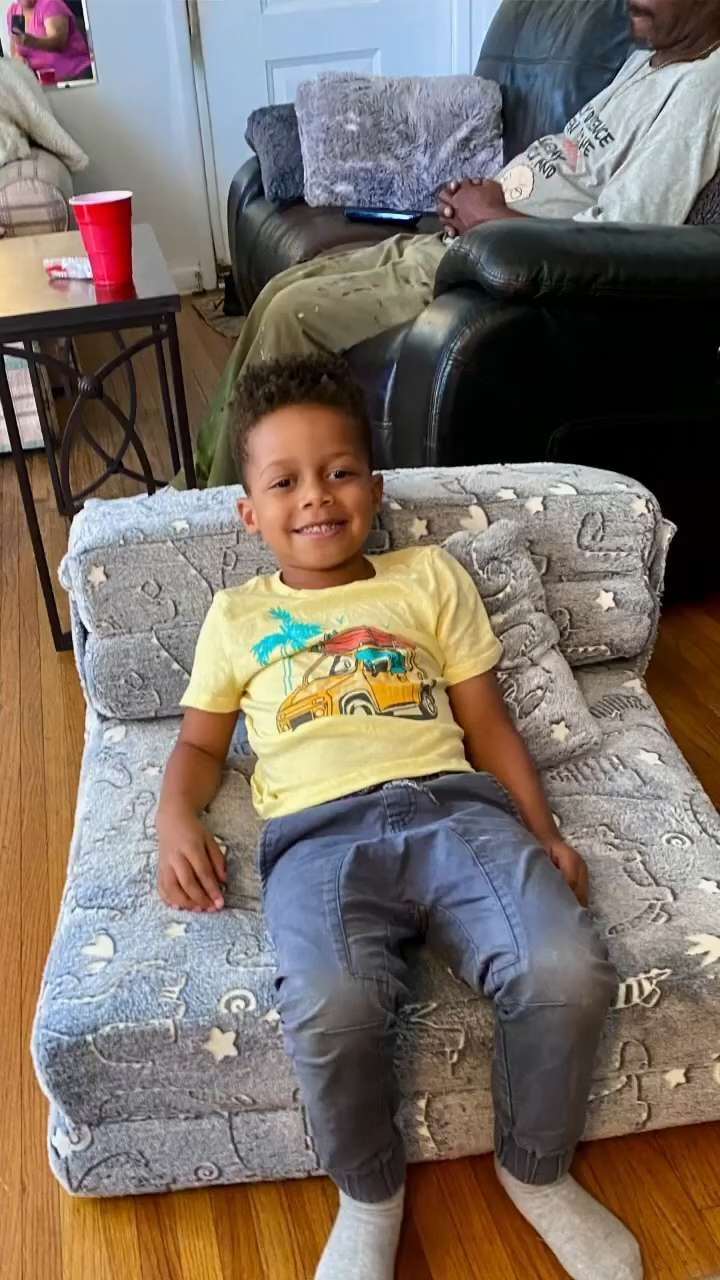 Kids love this convertible sofa couch! It gives them their own comfy space to play. And when it's time for a nap, unfold the futon and they can watch it glow in the dark while they fall off to sleep 😴 

 #LTKGiftGuide #LTKKids