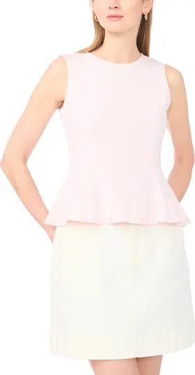 Cotton Blend Peplum Tank | Nordstrom