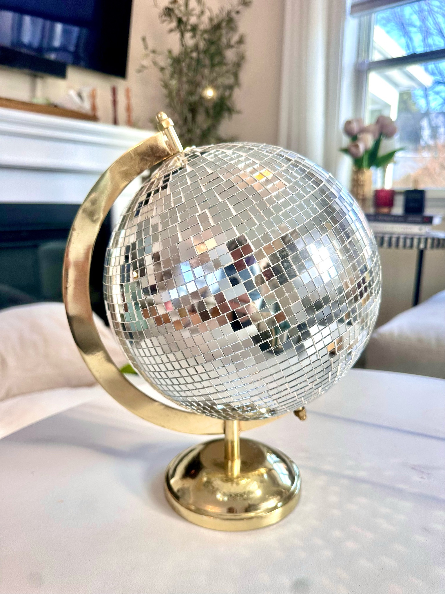“The decor of my dreams: a disco globe! ✨ I found this one at TJ Maxx, but I’ve linked all that I could find! Happy sparkling!”

#LTKParties #LTKSeasonal #LTKHome