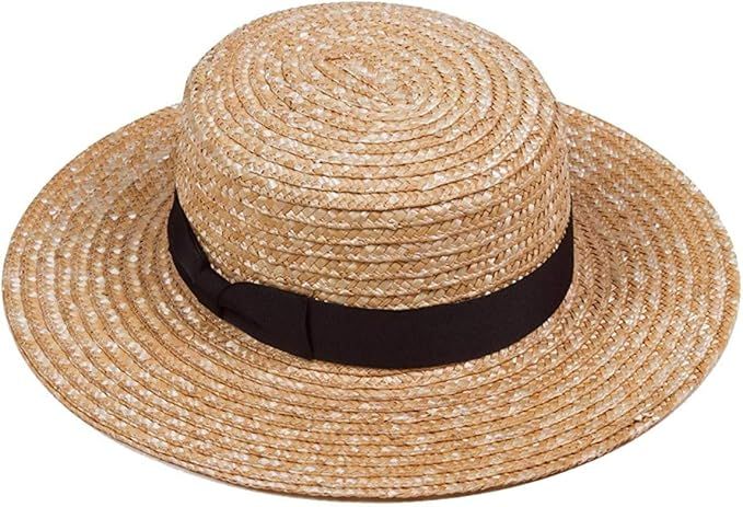 Lack of Color Women's The Spencer Classic Straw Boater Hat | Amazon (US)