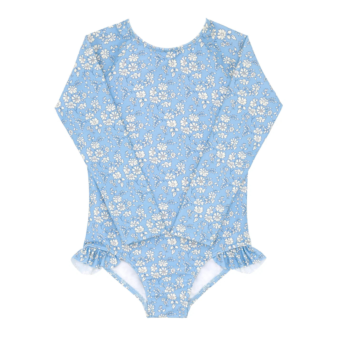 girls Capel rashguard one piece | minnow