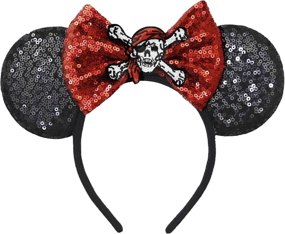 XINXIYAN Pirate Costume Women Pirate Hat Pirate Accessories Mouse Ears Headband(Pirate) | Amazon (US)