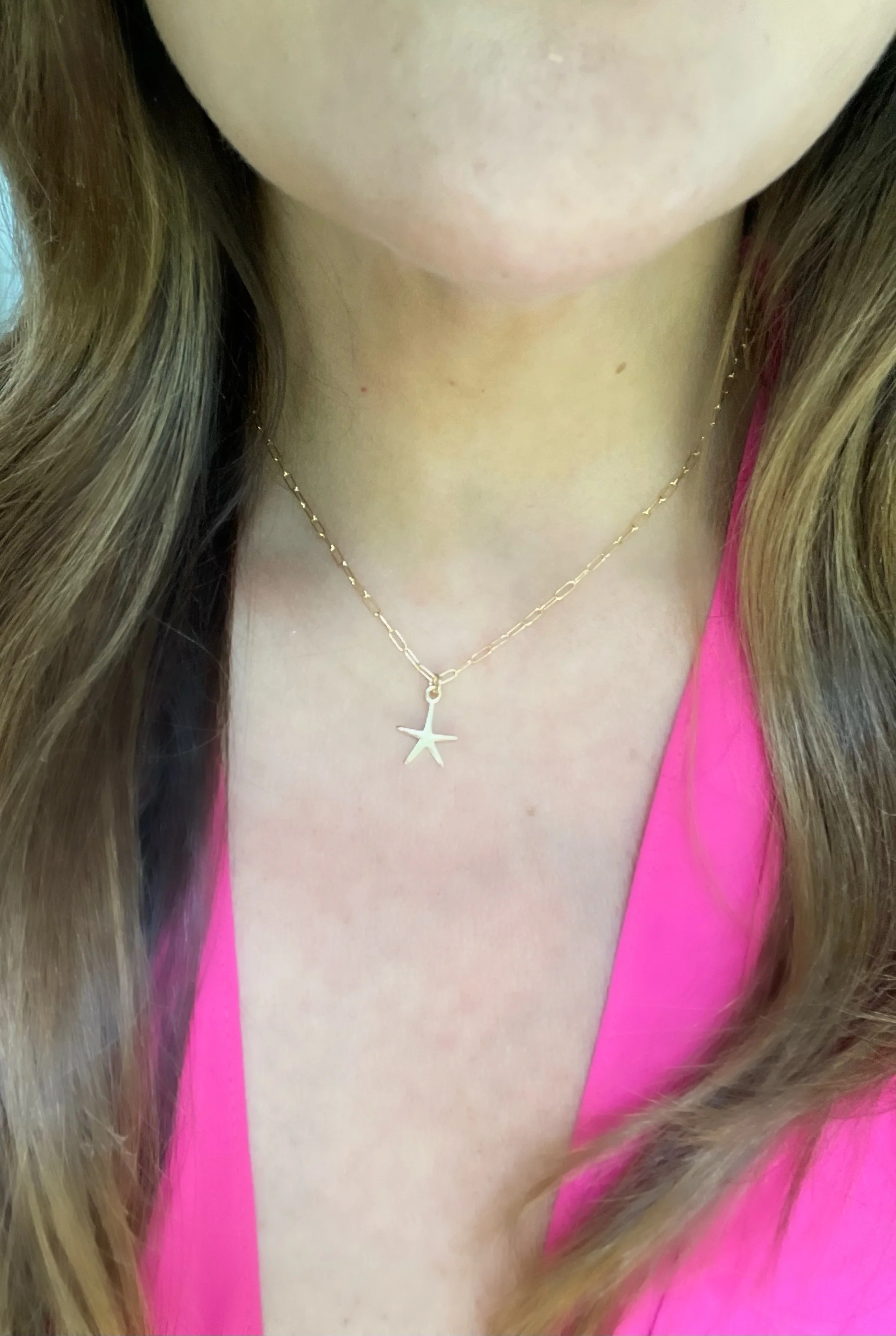 Starfish Goldfill Necklace - Elegant 18K necklace | Forlanya | Forlanya
