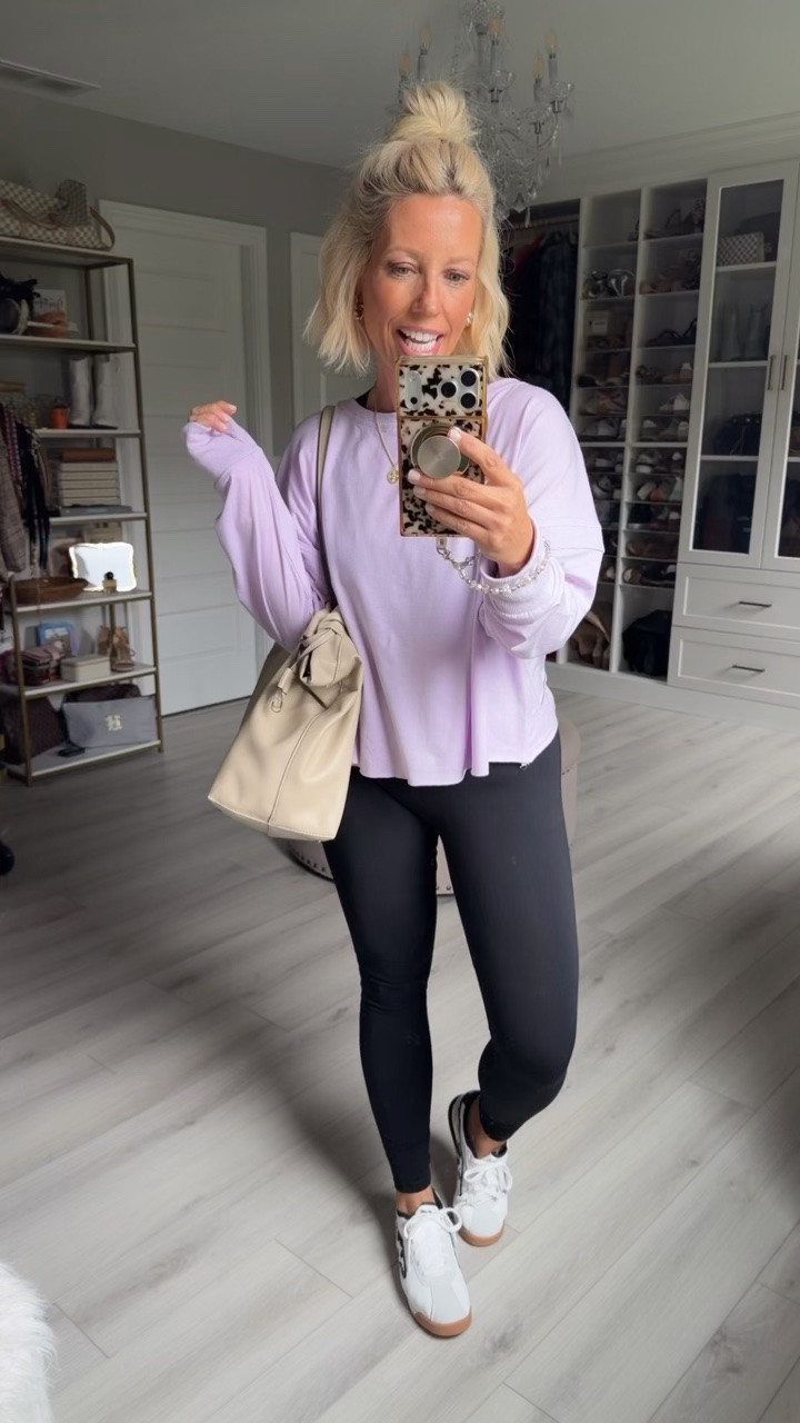 Tee medium
Leggings small
Shoes TTS

#LTKSaleAlert #LTKootd #LTKmomlife