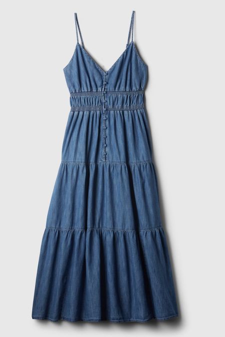 Denim dress
Midi dress
Maxi dress
Summer outfit 

#LTKSeasonal #LTKSummerSales