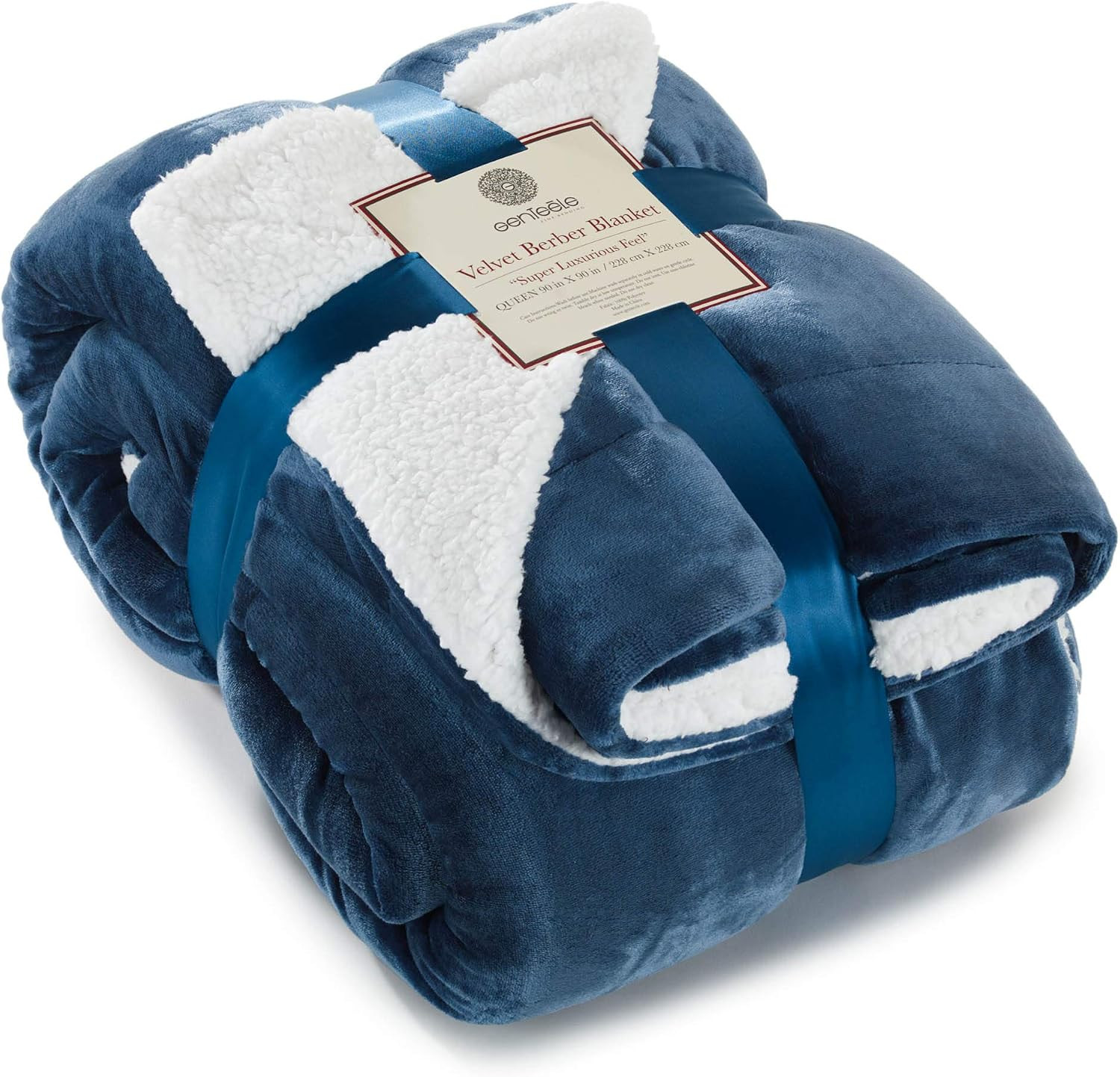 Genteele Sherpa Throw Blanket Super Soft Reversible Ultra Luxurious Plush Blanket (90 inches x 90 in | Amazon (US)