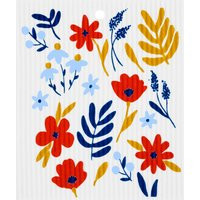 Swedish Dishcloths. Set Of 3. Wine, Flowers, Bee Happy Designs. Reusable | Etsy (US)