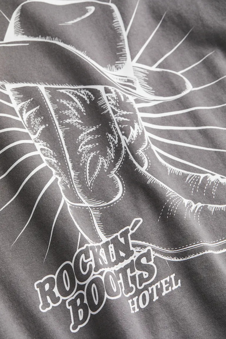 Oversized Printed T-shirt | H&M (US + CA)