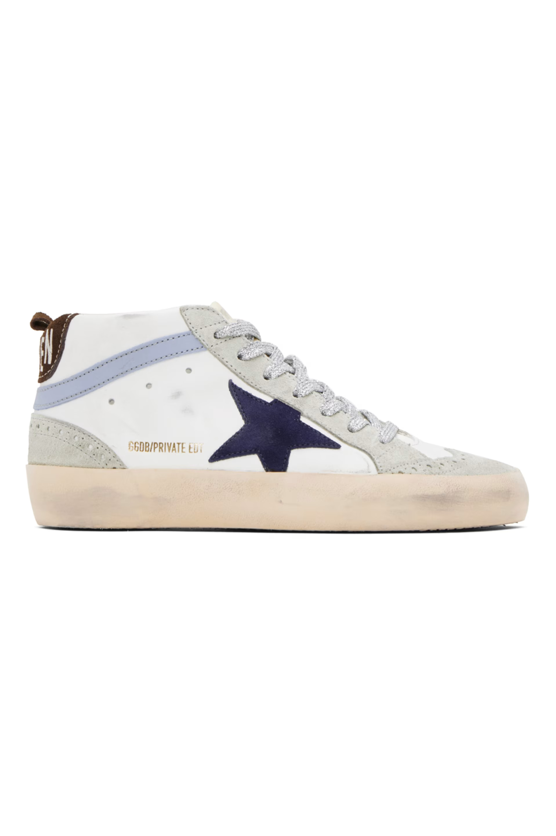 Golden Goose - SSENSE Exclusive White Mid Star Sneakers | SSENSE