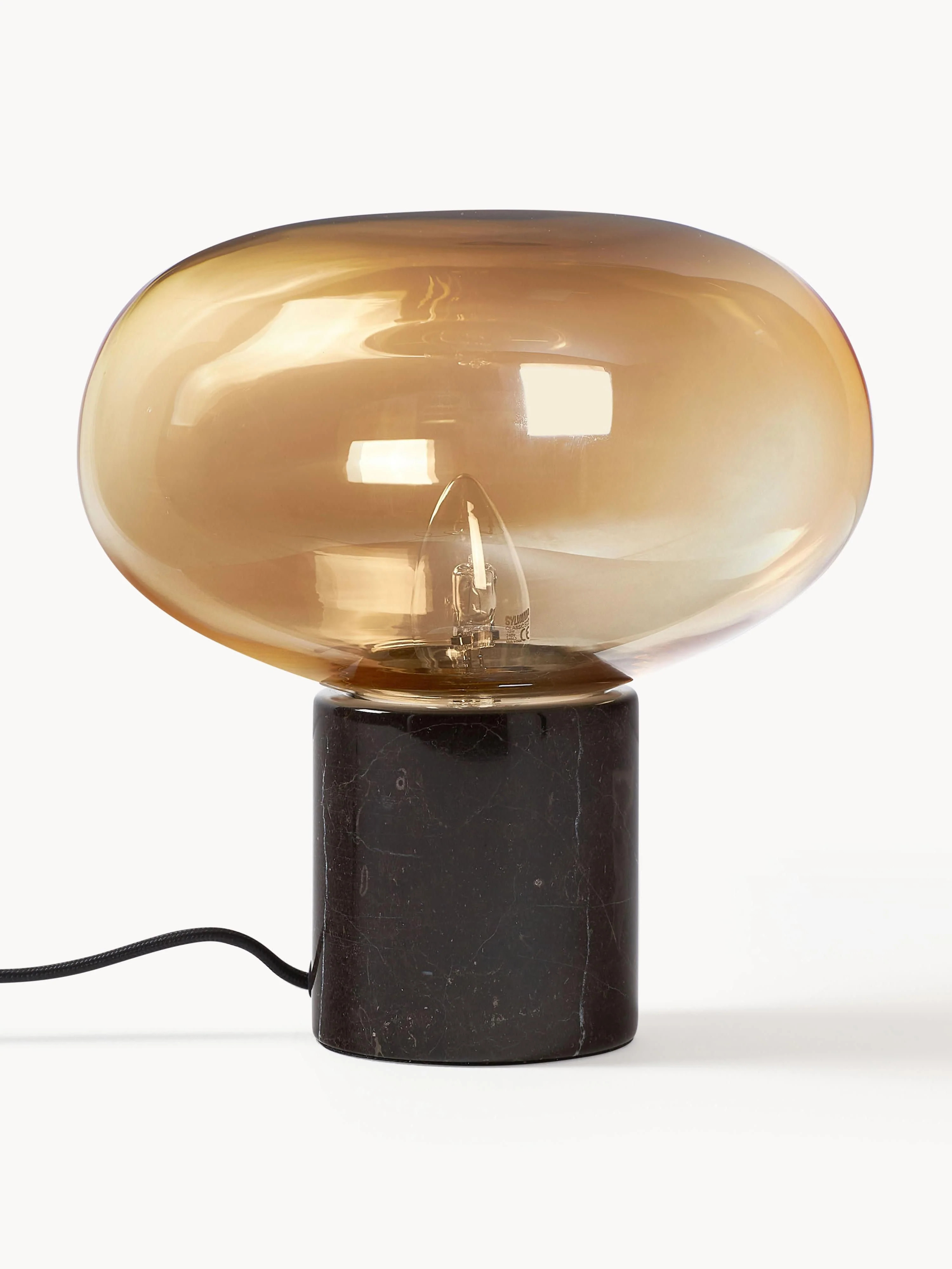 Petite lampe à poser en marbre Alma | Westwing EU