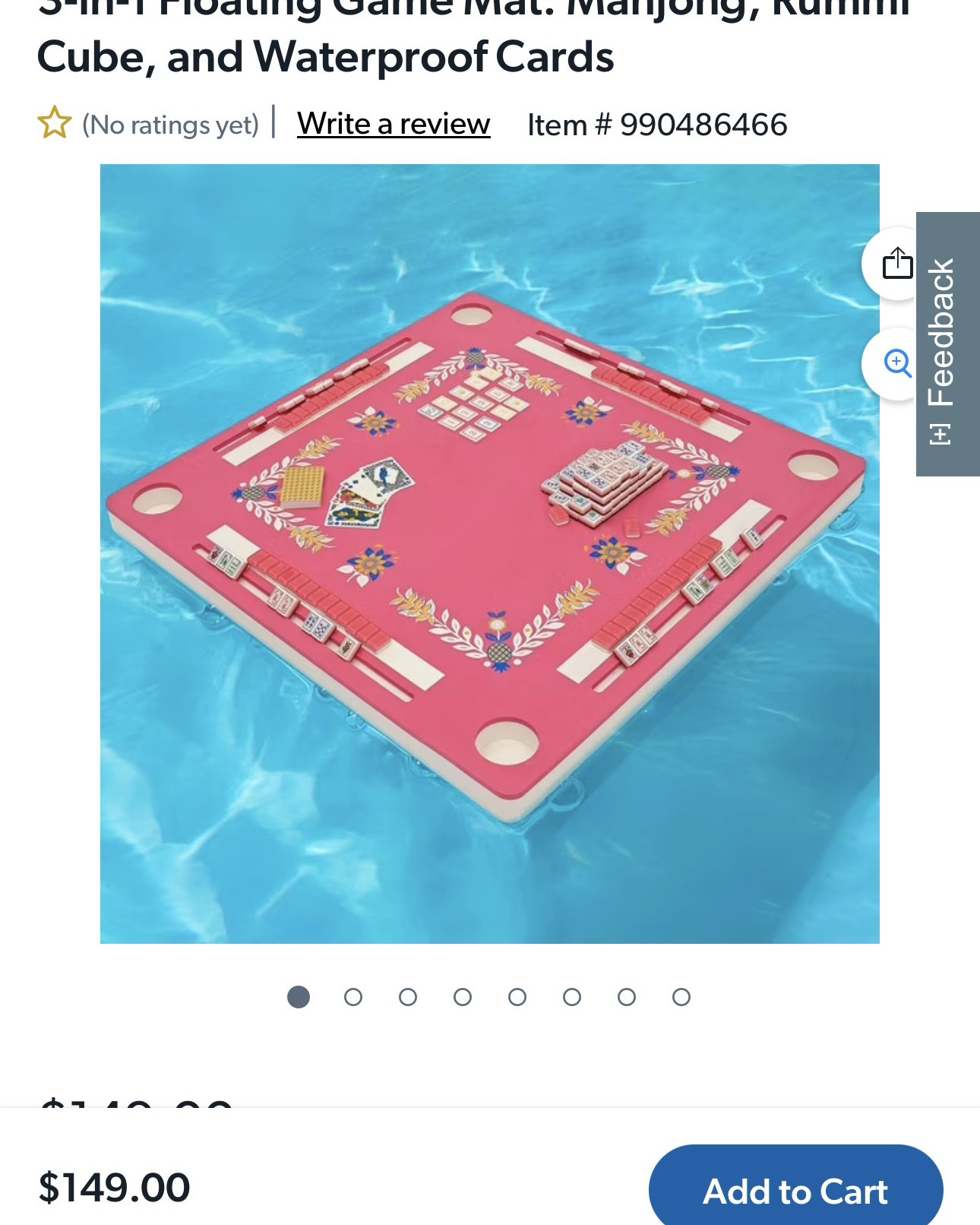 GOING VIRAL! 
Sam’s Club has done it again! This time they have a floating mahjong mat BUT it comes with mahjong tiles, runmmi cube tiles and cards?!!!!  If you want to play a slippery game of mahjong this is a deal! 

#LTKSeasonal #LTKSaleAlert