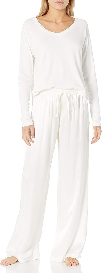PJ Harlow womens Jolie Satin Pant | Amazon (US)