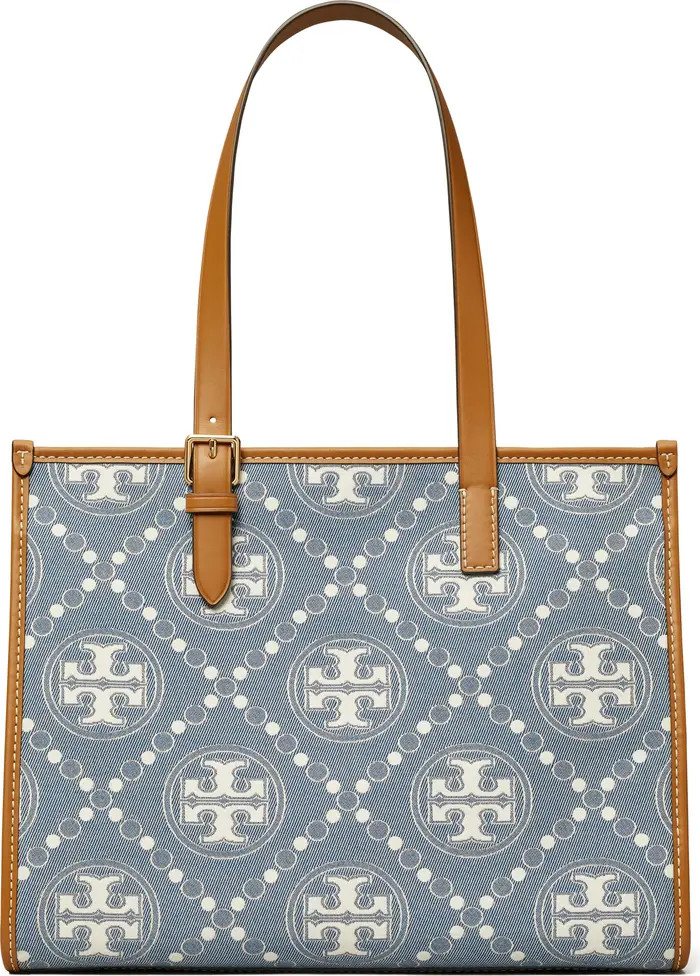 Small T Monogram Denim Tote | Nordstrom