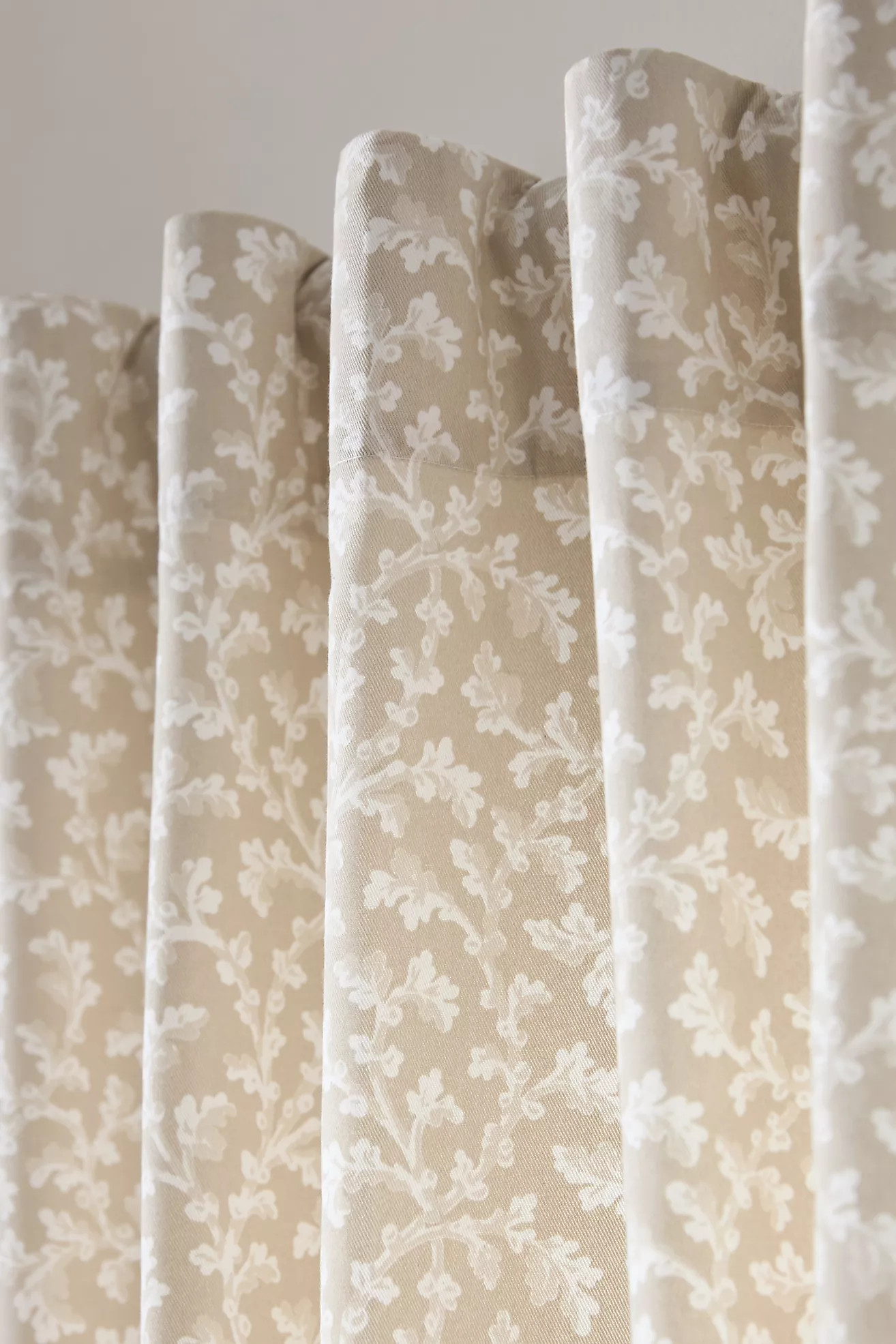 Irena Cotton Floral Printed Curtain | Anthropologie (US)