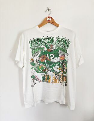 Philadelphia Eagles Vintage Comic Series 90's T-shirt NFL Football GIft for Fan   | eBay | eBay US