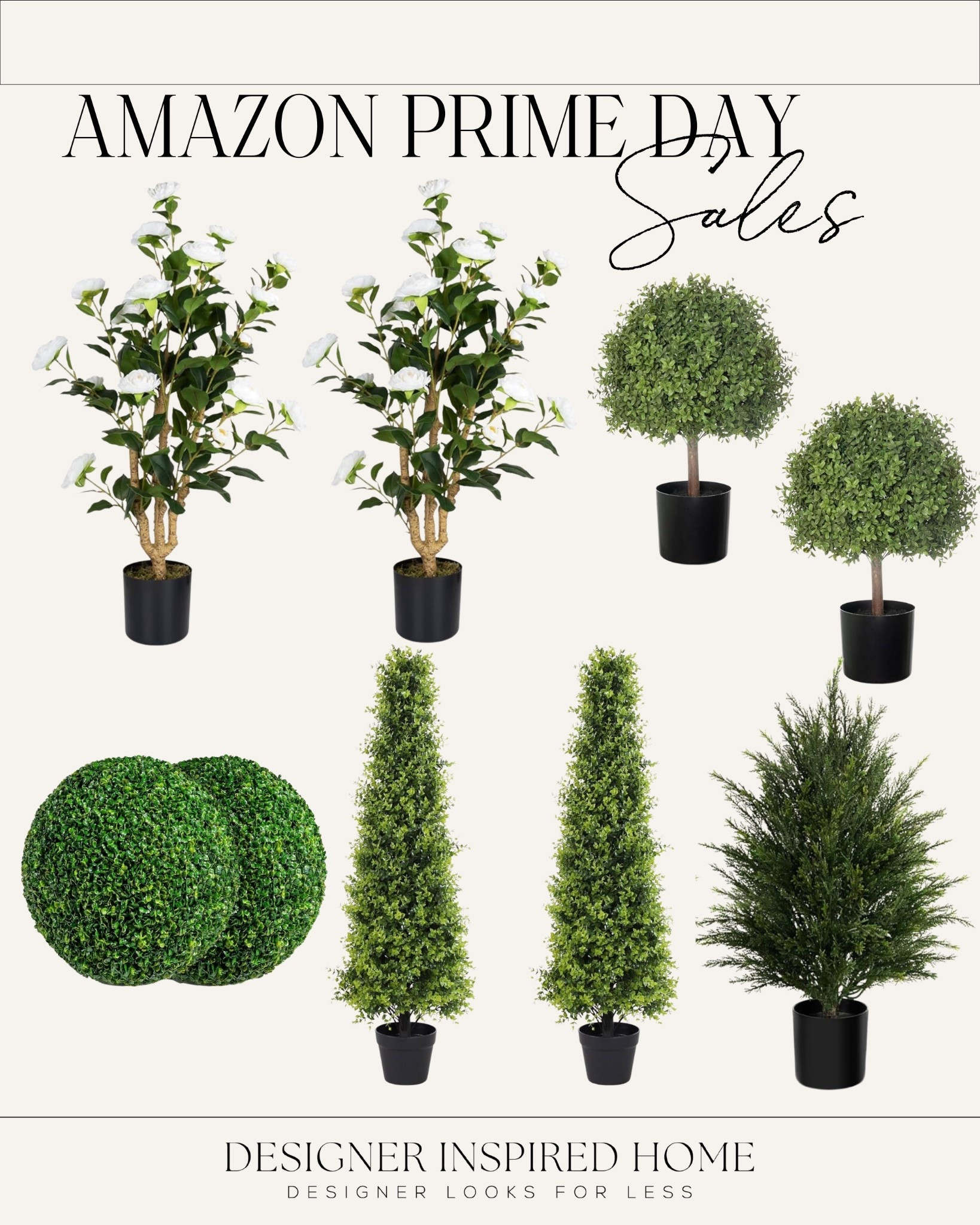Faux plants on sale for Amazon Prime Day! 