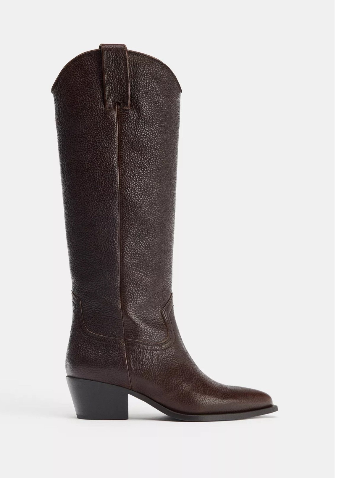 Chocolate brown western riding boot yes please 
