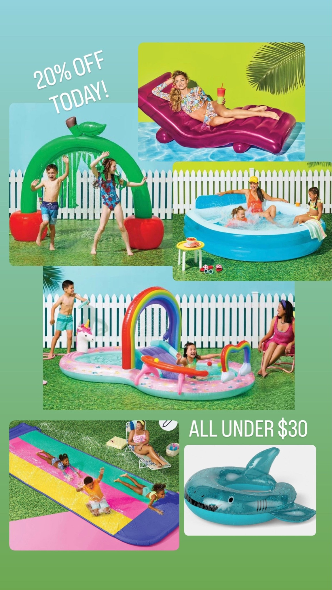 #Target swim deals 20% off right now. #poolfloats #swimmingpool #summervacation

#LTKSeasonal #LTKSaleAlert #LTKSwim