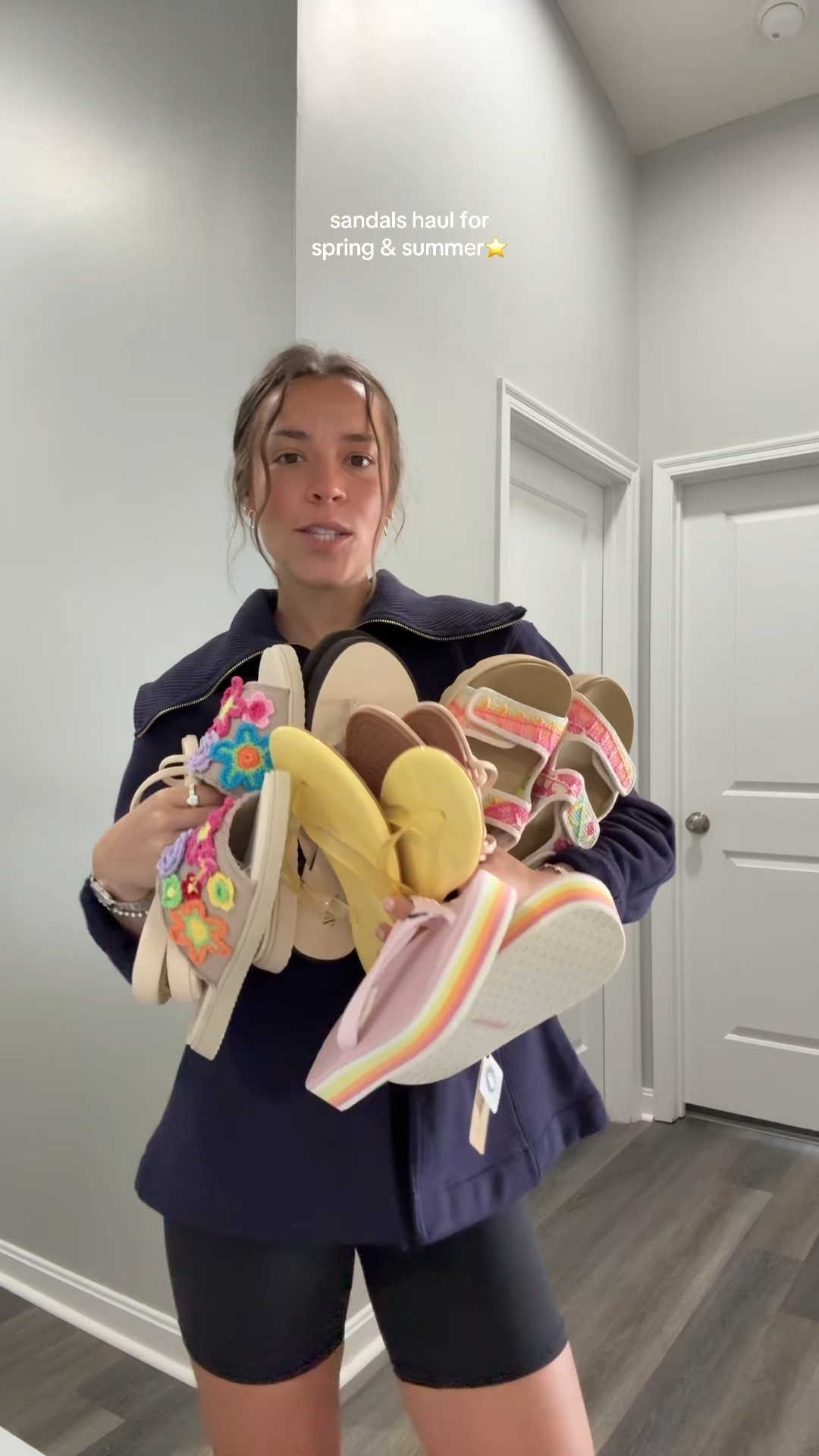 zara shoes are called: combination flat sandals 
Shoe carnival sandals: Grab Rocket dog balmy footbed sandals 