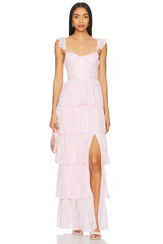 Tularosa Cantini Maxi Dress in Pink from Revolve.com | Revolve Clothing (Global)