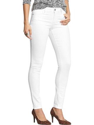 Old Navy Womens Mid Rise Rockstar Skinny Jeans Size 0 Regular - Bright white | Old Navy US