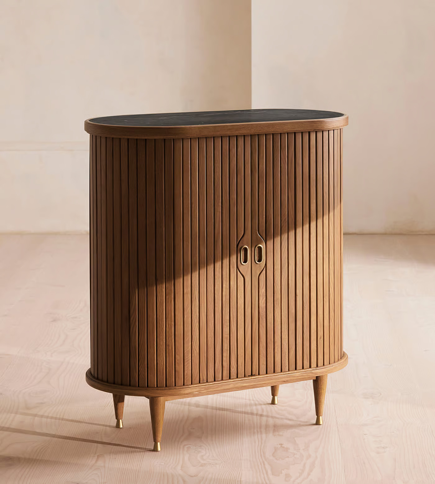 Nora Tambour Bar, Black Marquina Marble - Soho Home | Soho Home Ltd