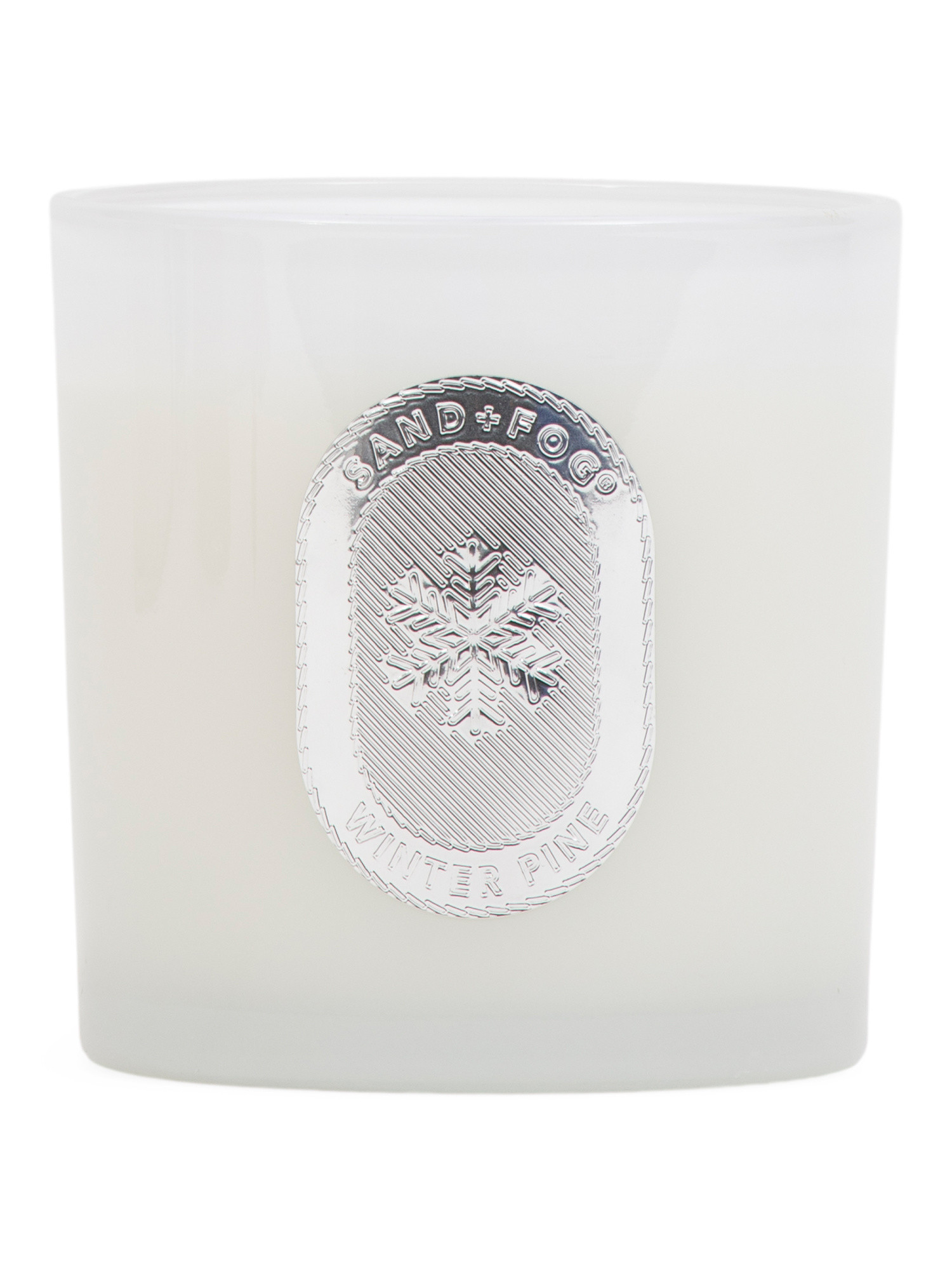 21oz Embossed Foil Label Winter Pine Candle | TJ Maxx