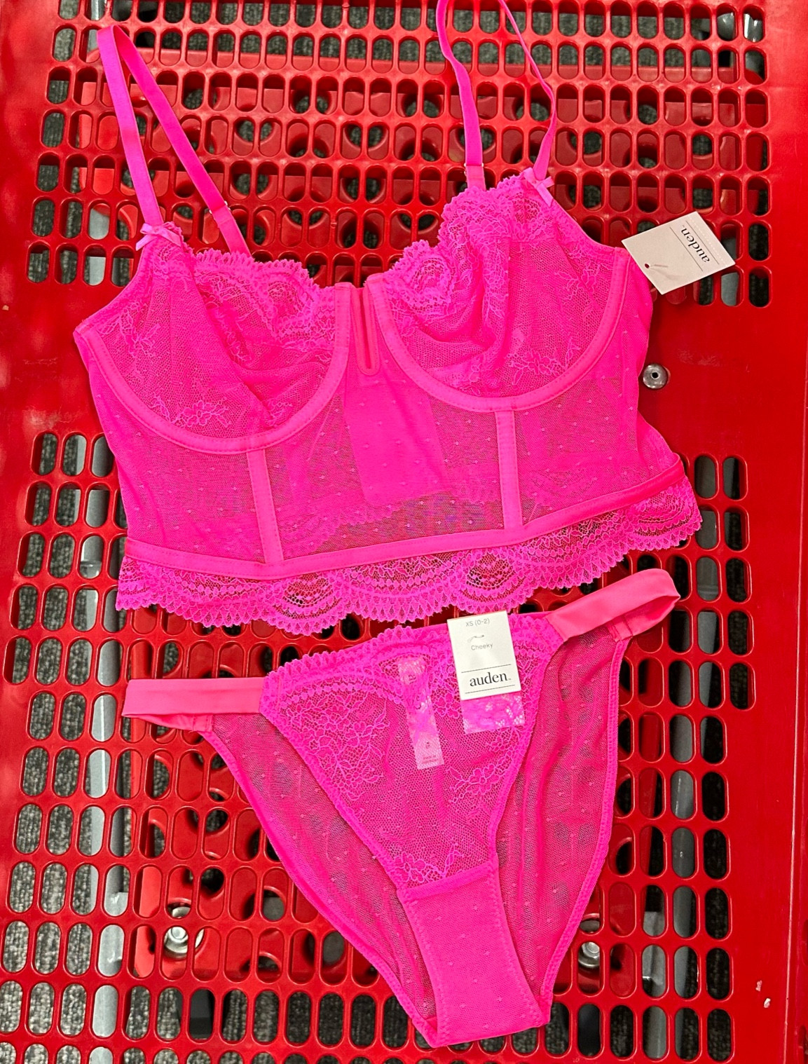 This hot pink corset is finally online! Corset is $18 and underwear are $7💖