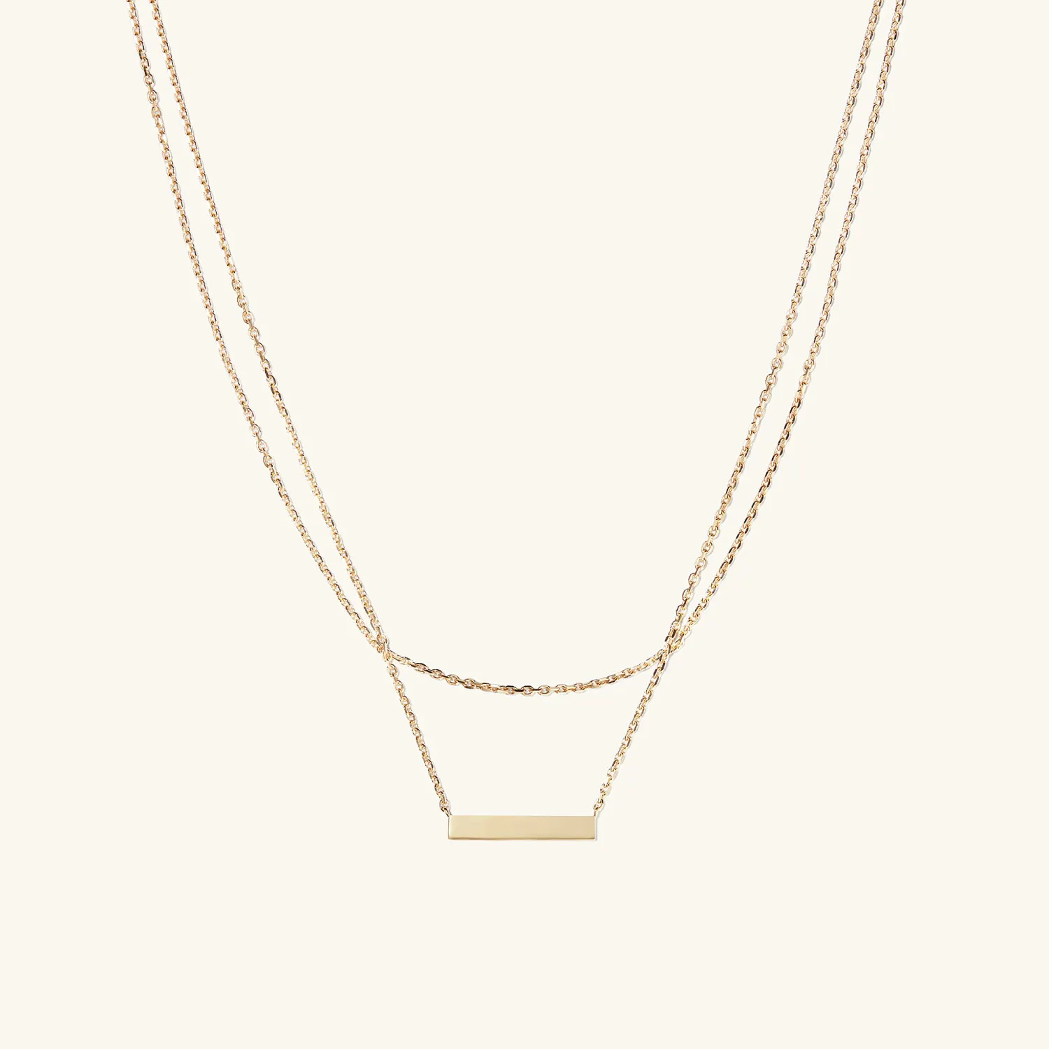 Layered Bar Necklace | Mejuri (Global)