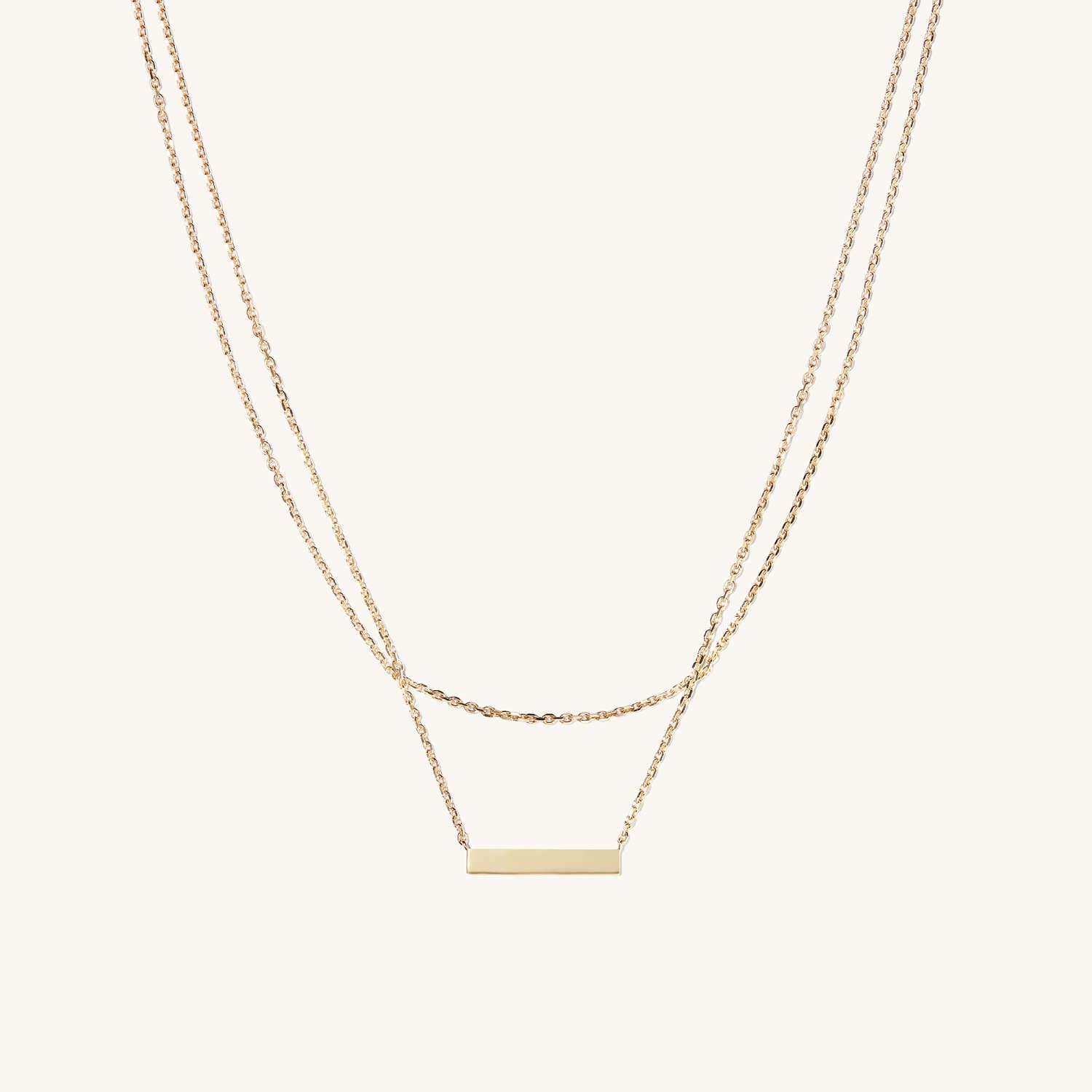 Layered Bar Necklace | Mejuri (Global)