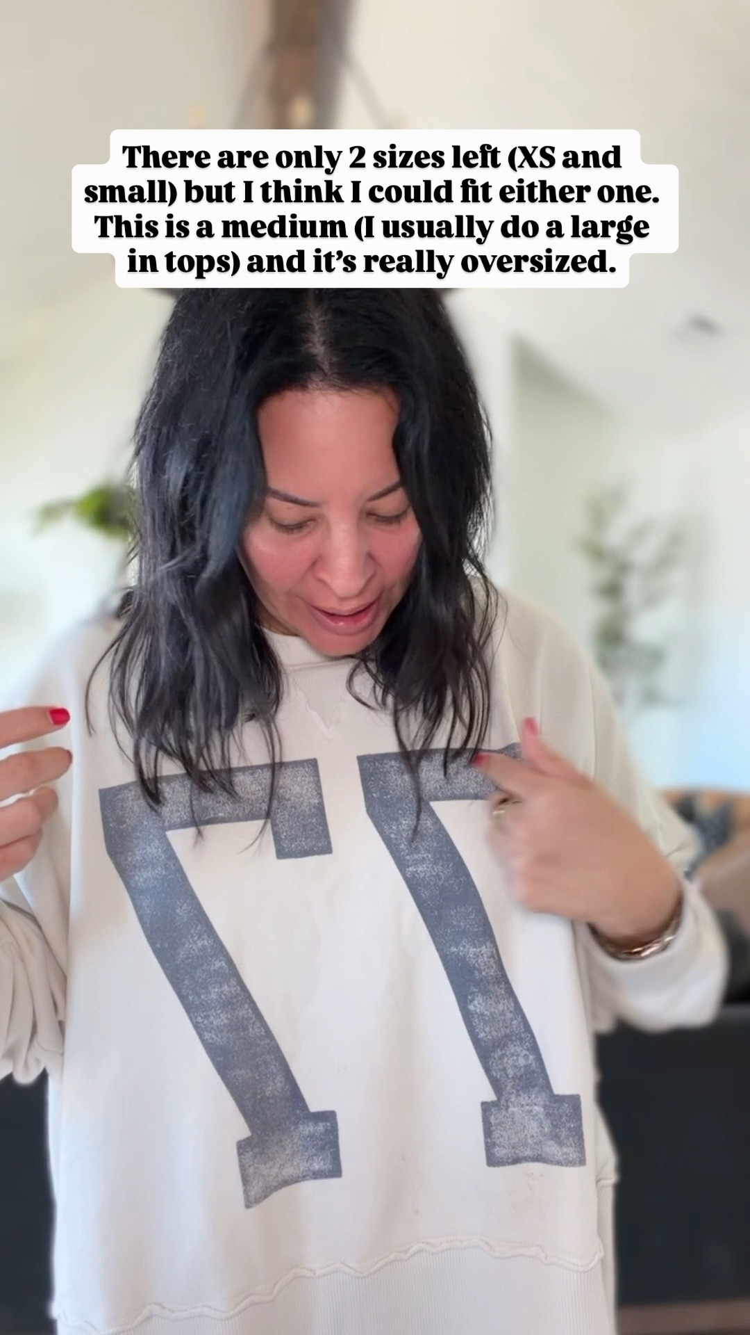 It’s now 60% off! There are only 2 sizes left but it runs really big. I’m normally a large in tops and got it in a medium. I could have easily done the small and maybe even the XS. 

#LTKMidsize #LTKSaleAlert #LTKFindsUnder50