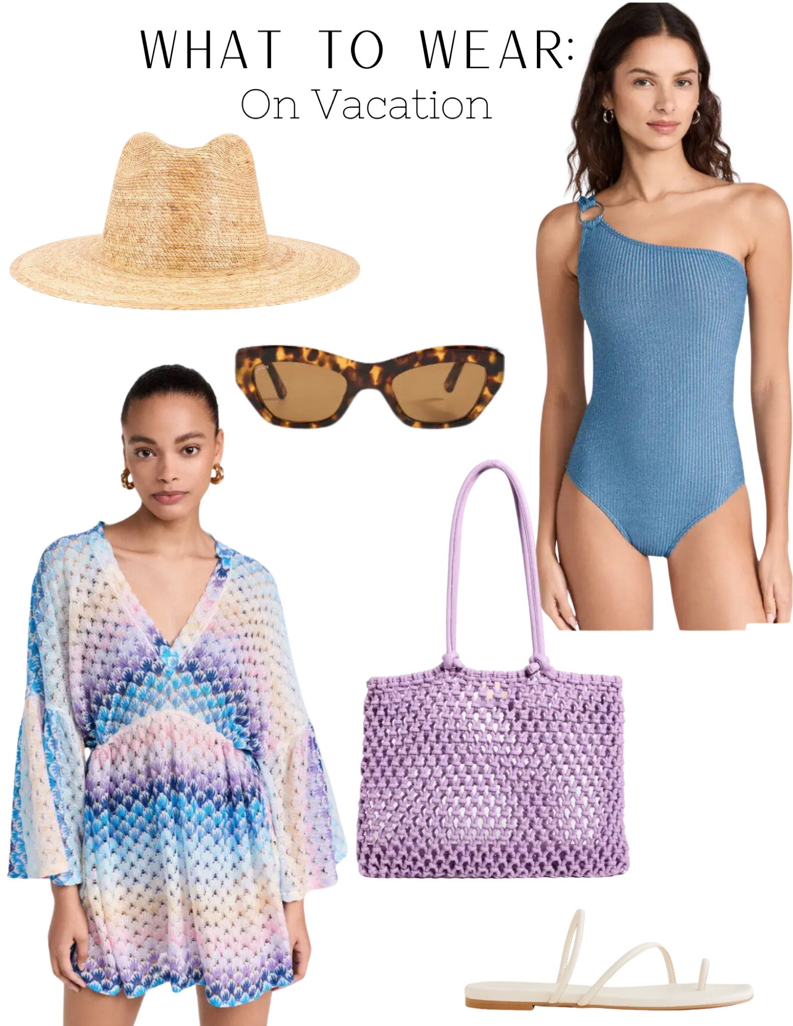 What to wear : on vacation 

Summer in Italy vibes. 

Everybody needs a staple beach hat, bag, and sunglasses. 

#vacationedit #springsale #springwear #beachwear #swimwear #ootd #beachhat 

#LTKSpringSale #LTKstyletip #LTKtravel