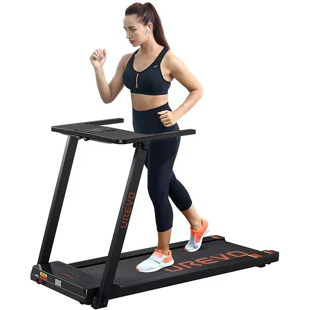 UREVO Folding Treadmills for Home,Under Desk Electric Treadmill Workout Running Machine,2.5HP Por... | Walmart (US)