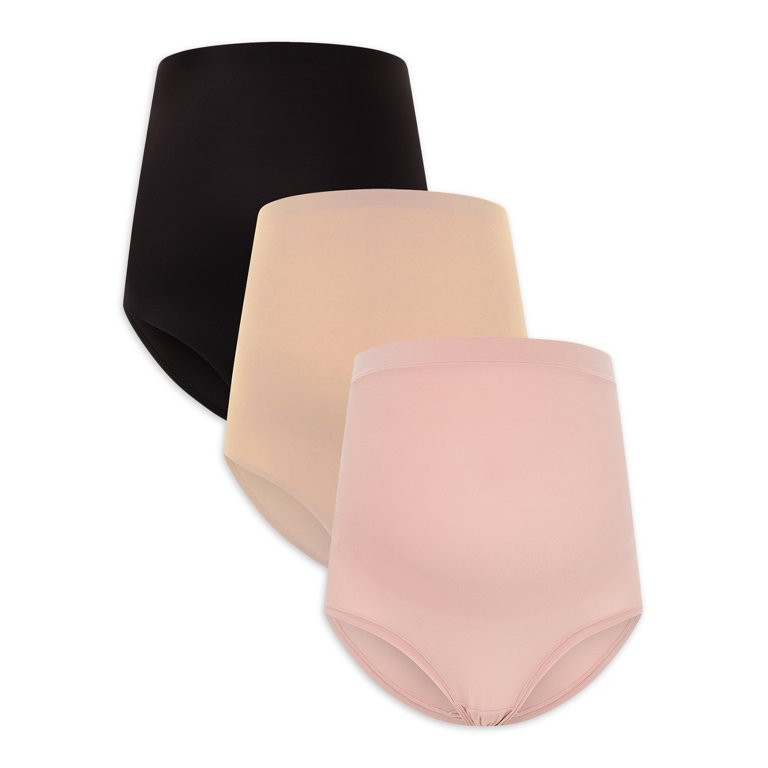 Secret Treasures Women's Maternity 4Way Stretch Brief panties, 3 Pack | Walmart (US)