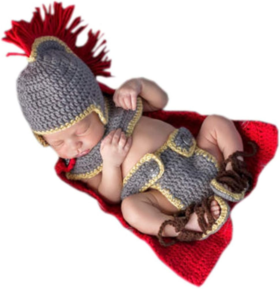 Newborn Boy Girl Baby Costume Outfits Photography Props Army General Set | Amazon (US)