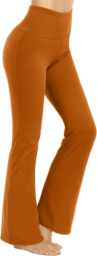 Promover Bootcut Yoga Pants for Women High Waist Dress Pants Flare Leggings 29" 31" 33" Workout P... | Amazon (US)