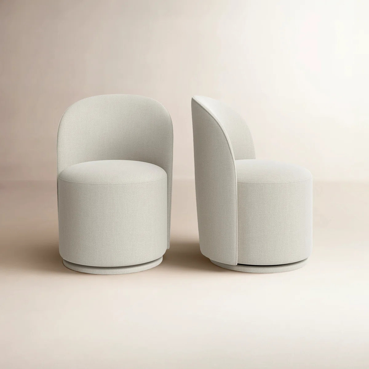 Sharlene Swivel Upholstered Side Chairs (Set of 2) | Wayfair North America