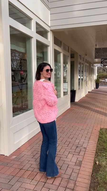 These chunky hand knit sweaters are so sweet for February and Valentines Day!! I get so many compliments every time I wear them, and they pair so well with jeans and a bodysuit!!

#LTKunder100 #LTKstyletip #LTKunder50