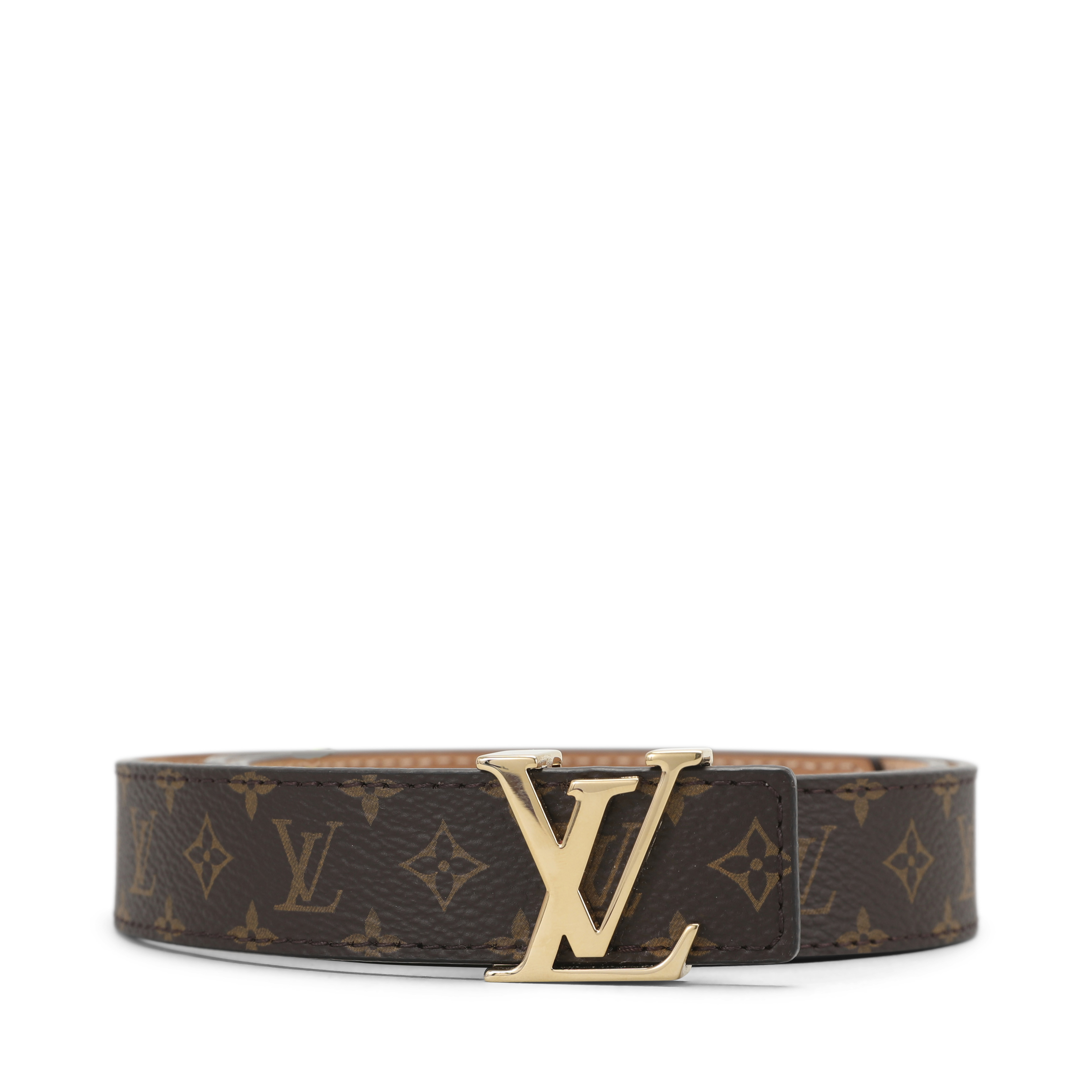 Women's Louis Vuitton Mini Belt Monogram 25mm in Brown | StockX