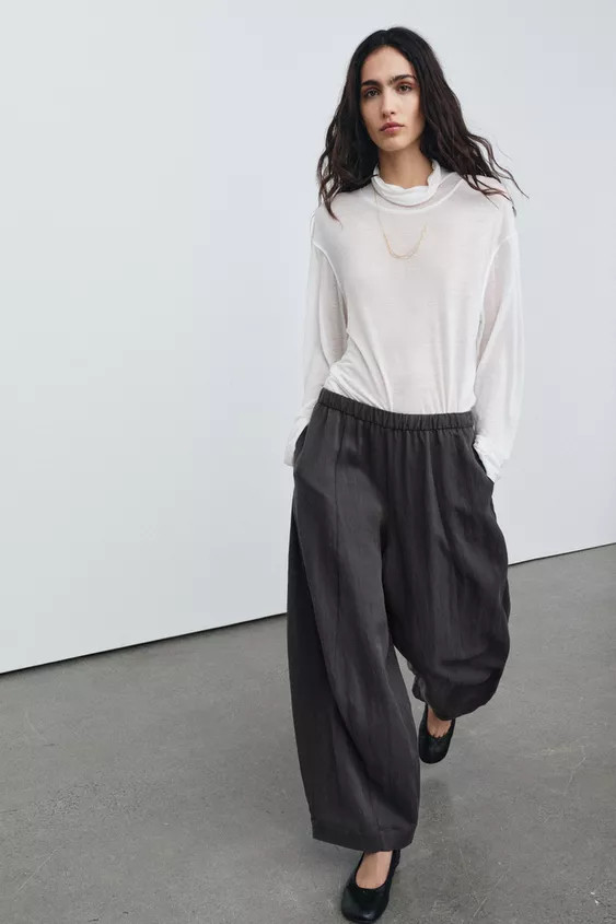 BARREL PANTS ZW COLLECTION | Zara US
