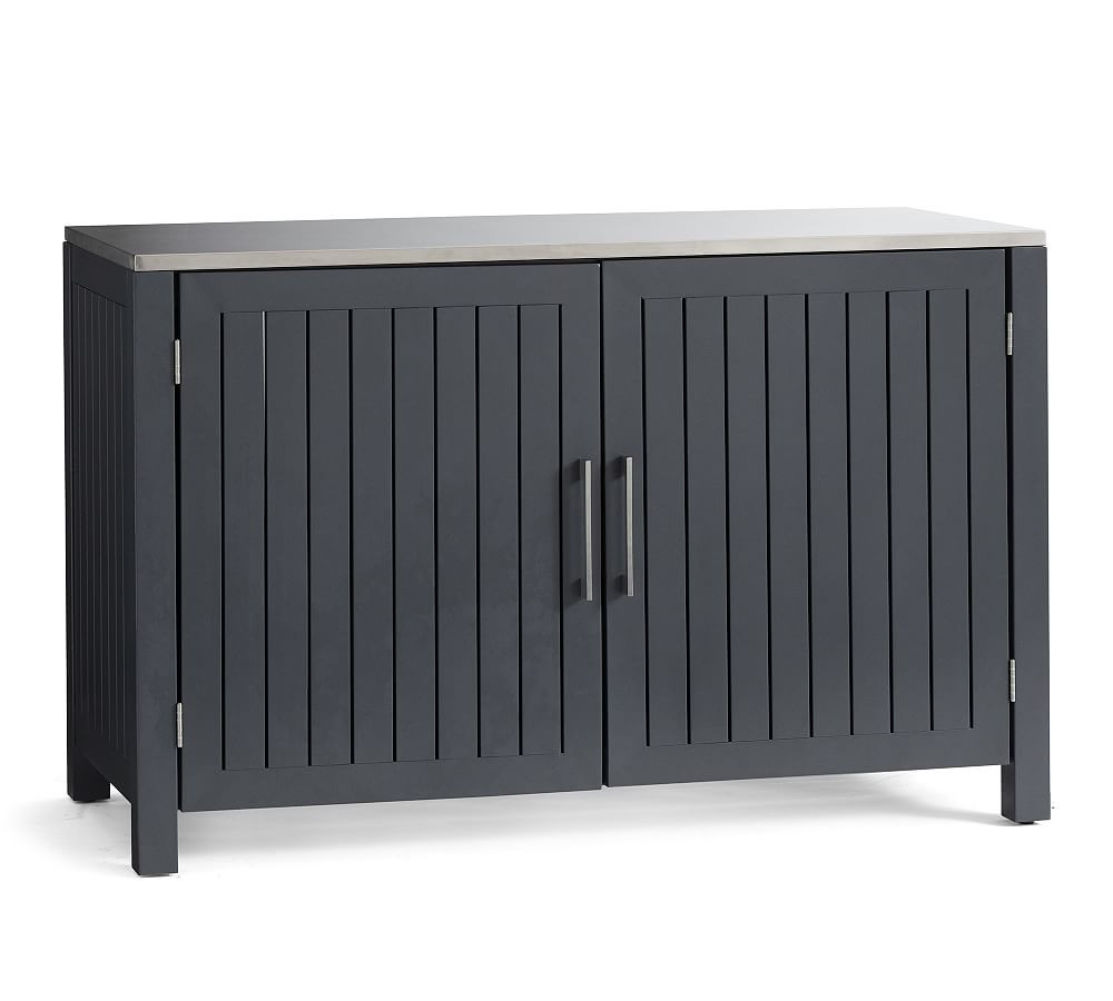 Build Your Own - Indio Metal Outdoor Kitchen, Slate | Pottery Barn (US)