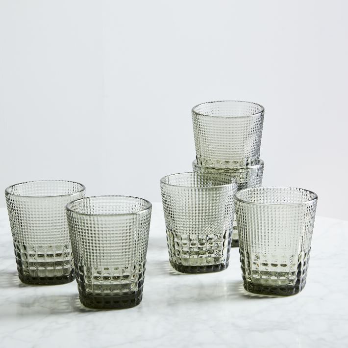 Malcolm Beaded Drinking Glass Sets | West Elm (US)