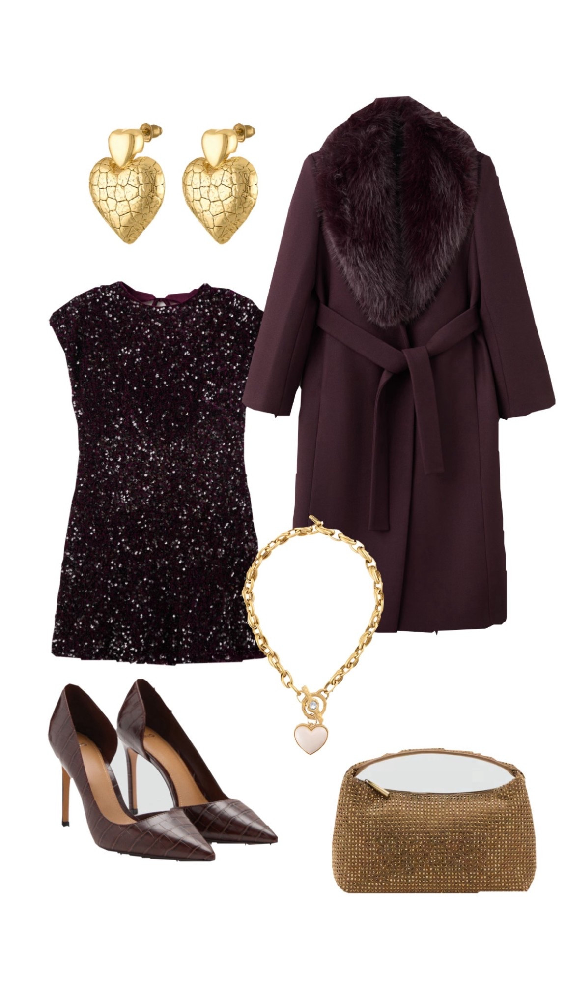 Maroon Holiday Outfits

#sparklyminidress #trenchcoats #winterparty #goldjewelry #fancy 

#LTKSeasonal #LTKootd #LTKHoliday