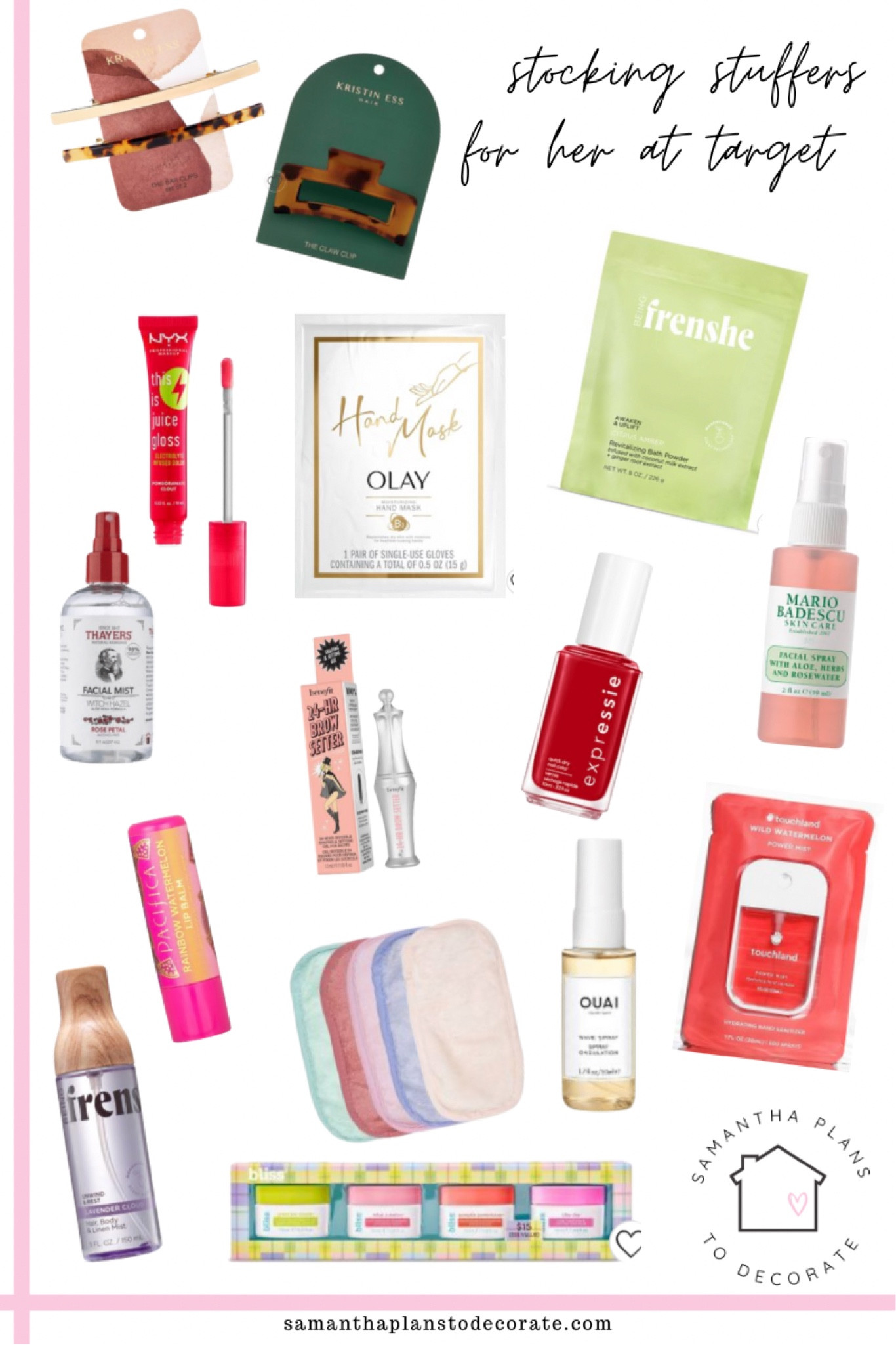 Stocking stuffers for any beauty lover at Target. 

Beauty finds
Gifts for her
Stocking stuffer ideas for her



#LTKHoliday #LTKunder50 #LTKbeauty