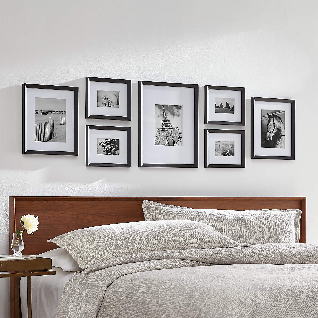 Icon Wood Black Frame Gallery, Set of 7 + Reviews | Crate & Barrel | Crate & Barrel