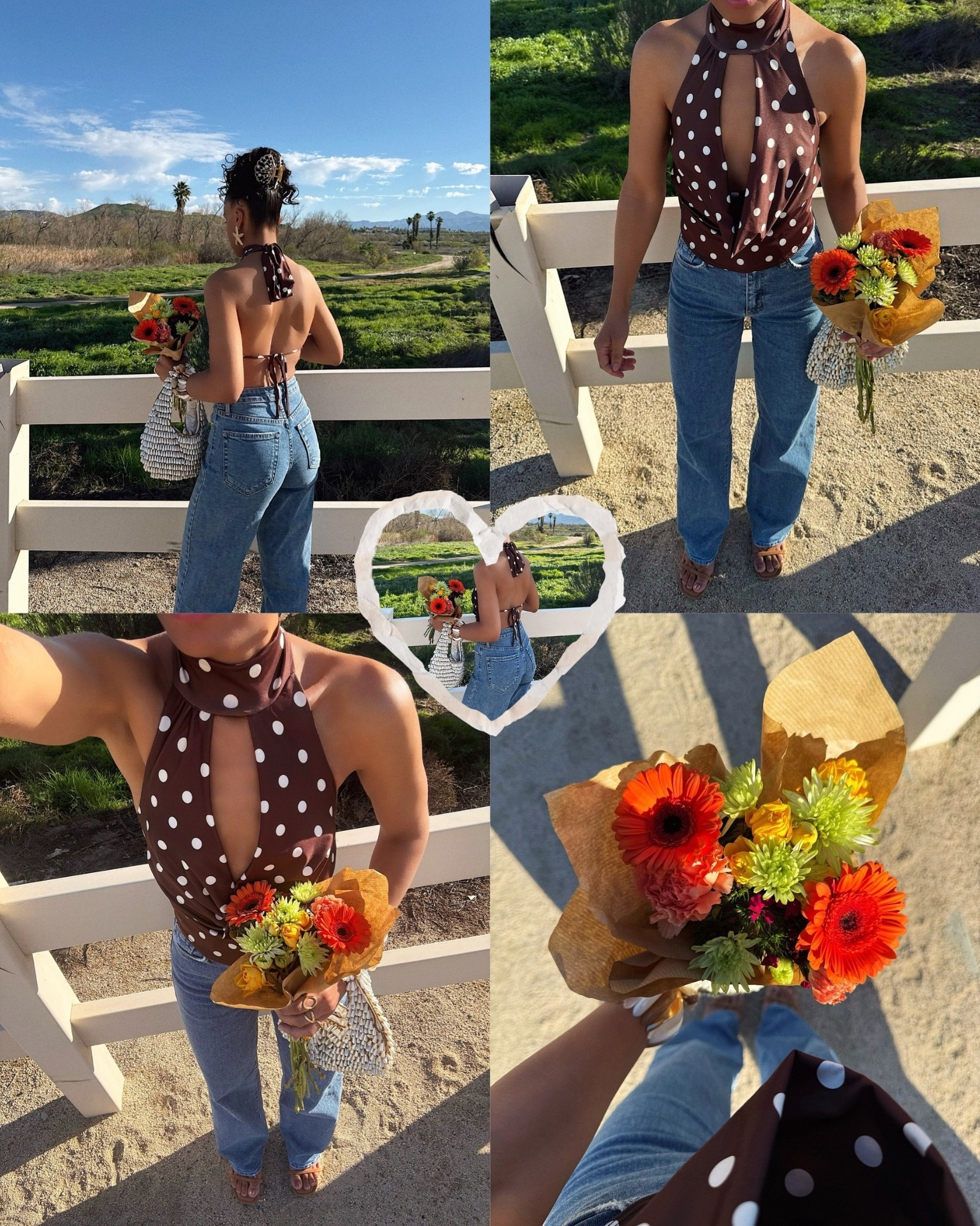 Polka dots🤎

#LTKootd #LTKgrwm #LTKSeasonal