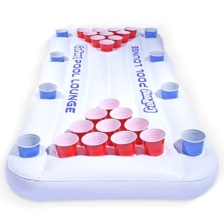 GoPong 6-Foot Pool Lounge Floating Pong Table | Wayfair | Wayfair North America
