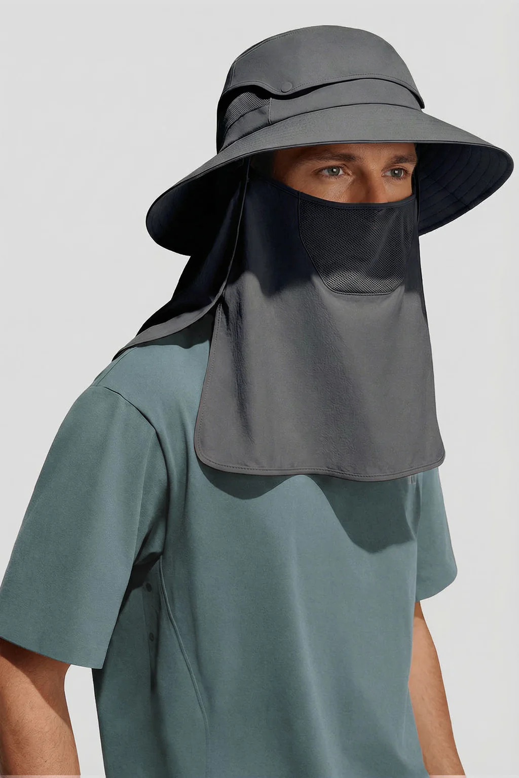 Men's Full Protection Sun Hat UPF 50+ TS016/BM57824 | Beneunder US