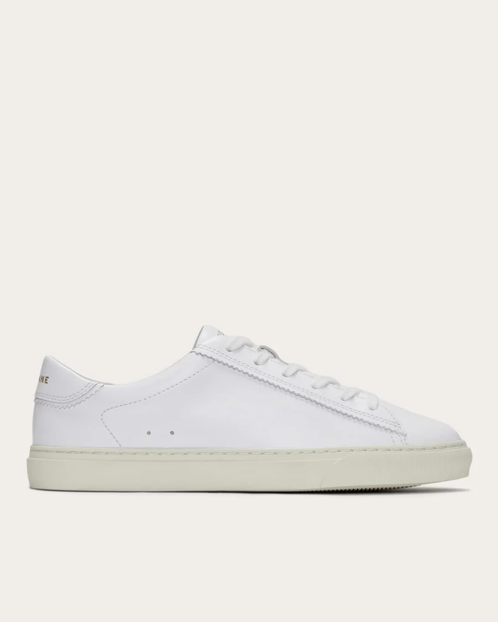 Everlane Day Sneaker In White, Size 10.5, Polyester/Leather | Everlane