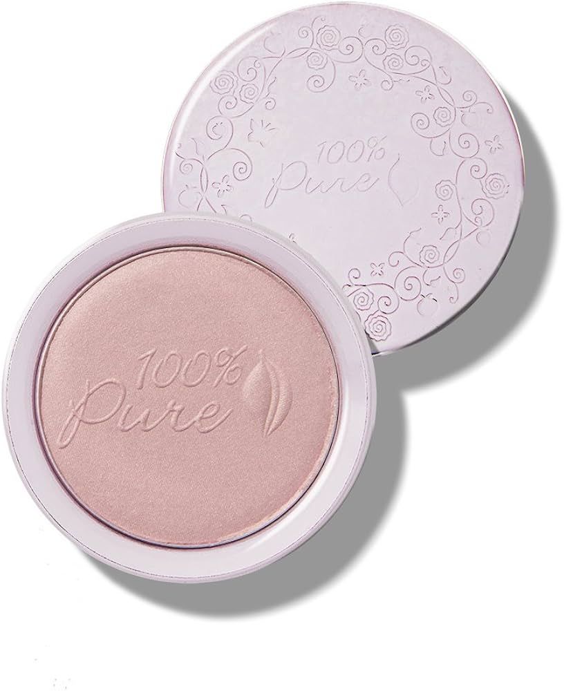 100% PURE Luminizer (Fruit Pigmented), Pink Gold, Face Highlighter for Glowing Skin, Natural Shim... | Amazon (US)